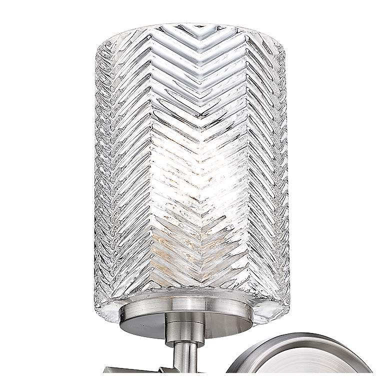 Image 3 Dover Street 14 1/4" Wide Brushed Nickel 2-Light Bath Light more views