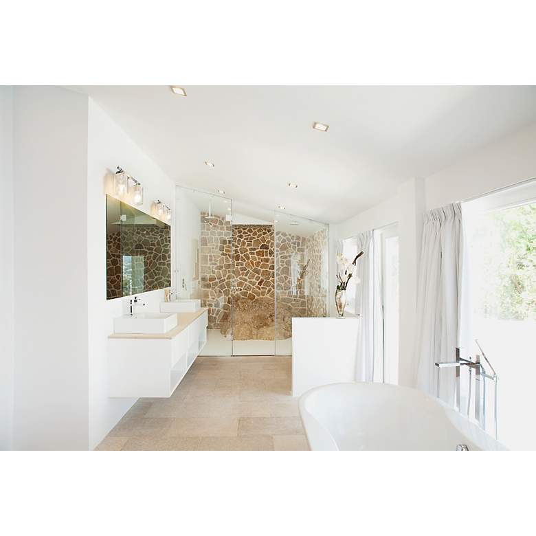 Image 6 Dover Street 14 1/4" Wide Brushed Nickel 2-Light Bath Light more views