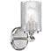 Dover Street 9 1/2" High Brushed Nickel Wall Sconce