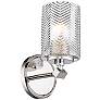 Dover Street 9 1/2" High Polished Nickel Wall Sconce in scene