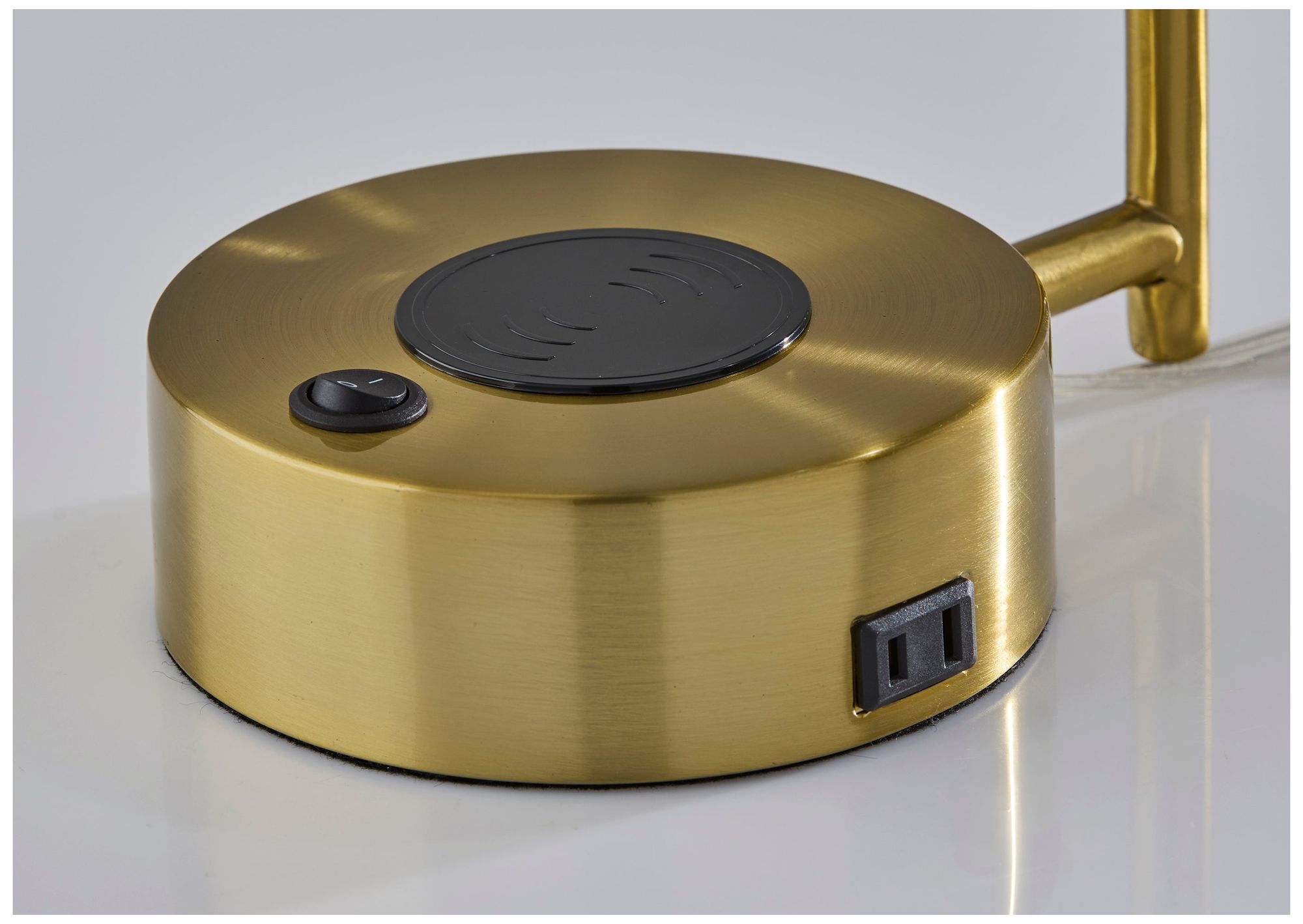 Dover Supercharger Desk Lamp- Antique Brass