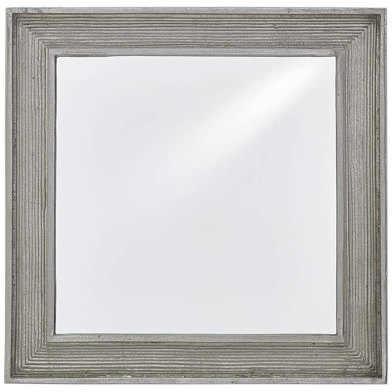 Image 1 Dover Vintage Silver 23 3/4 inch Square Wall Mirror