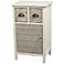 Dover White and Graywash Accent Cabinet