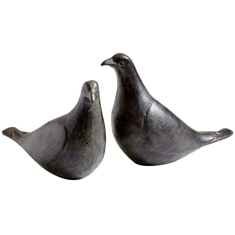 Image 1 Doves-Oiled Bronze- Pair