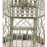 Dovesong Cream Metal Birdcages w/ Closure and Hook Set of 2