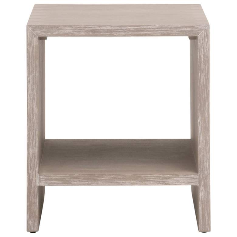 Image 1 Dovetail End Table, Natural Gray Acacia