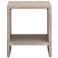 Dovetail End Table, Natural Gray Acacia