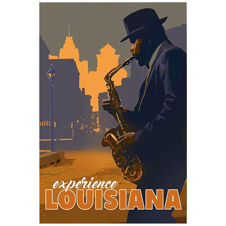 Image 2 Down In The Bayou 24" x 36" Frameless Printed Glass Wall Art