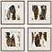 Down to Earth 20" Square 4-Piece Giclee Framed Wall Art Set
