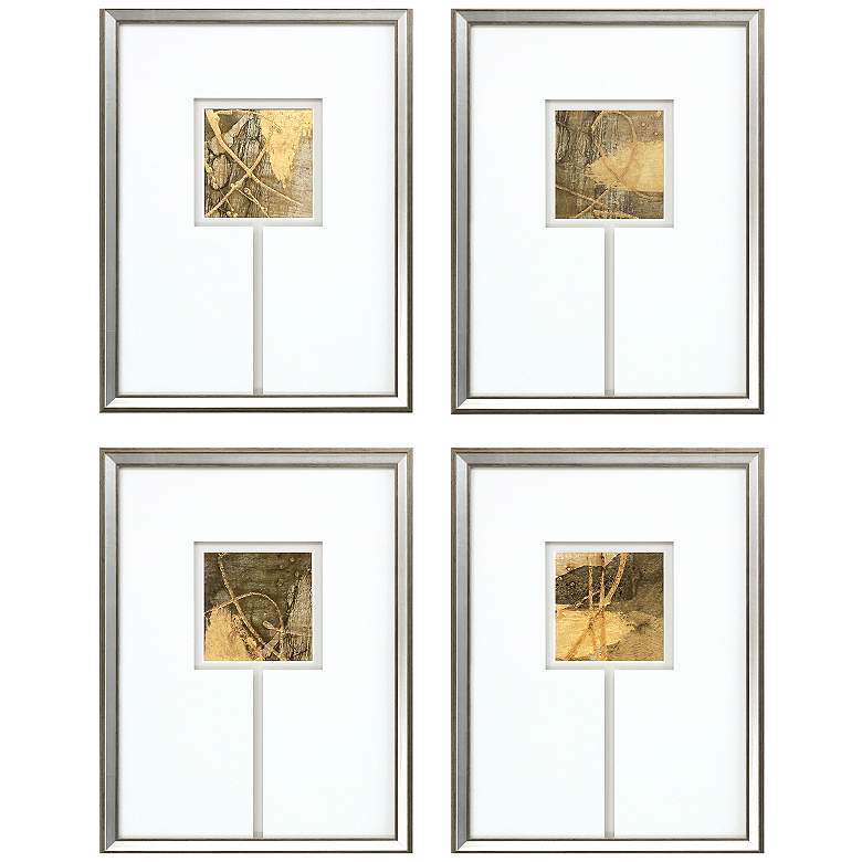 Image 1 Down Under 17"W x 22"H Framed Art Set of 4