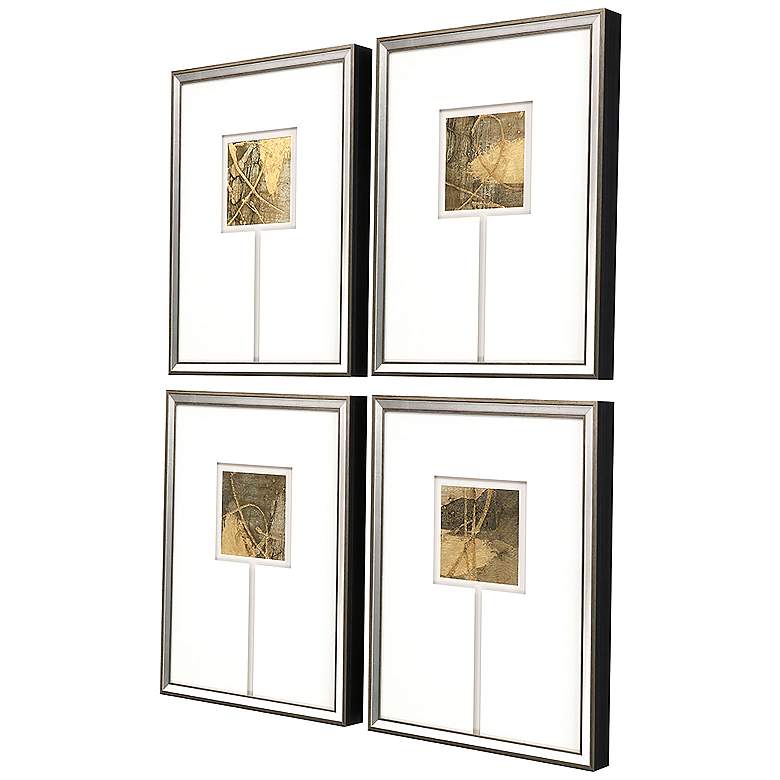 Image 2 Down Under 17"W x 22"H Framed Art Set of 4 more views