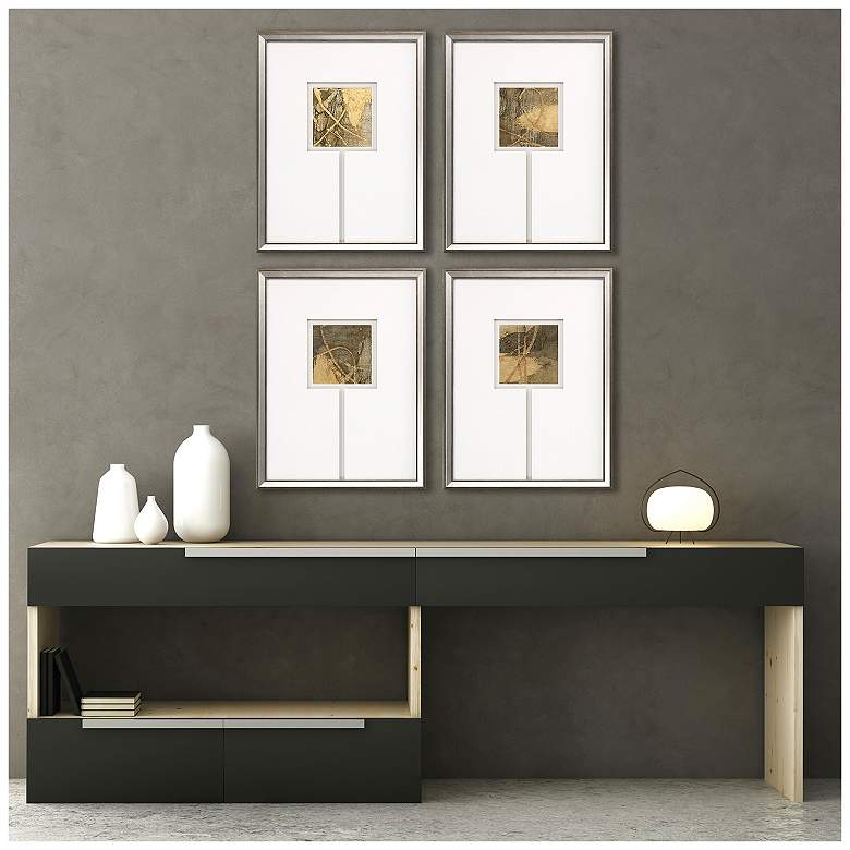 Image 4 Down Under 17"W x 22"H Framed Art Set of 4 more views