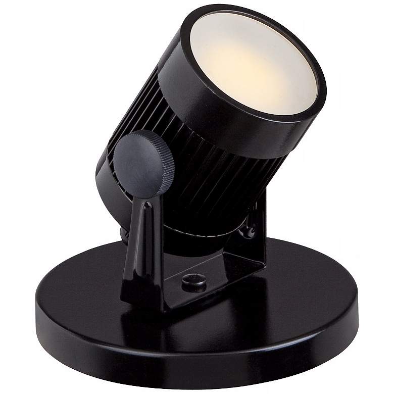 Downey 2 3/4 inch High LED Mini-Uplight in Black Set of Two more views