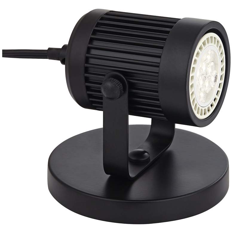 Image 5 Downey 2 3/4" High LED Mini-Uplight in Black more views