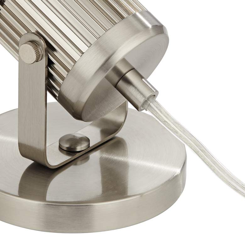 Image 3 Downey Brushed Nickel 2 3/4 inch High LED Uplight more views