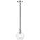 Downtown 1 Light Brushed Nickel Sphere Mini Pendant