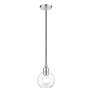 4_Downtown 1 Light Brushed Nickel Sphere Mini Pendant more views