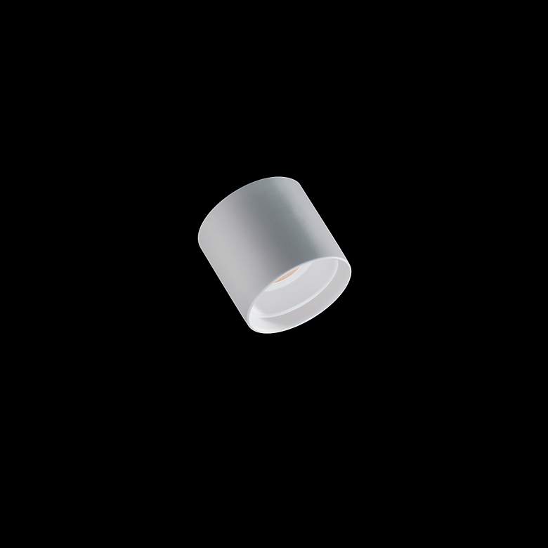 Image 3 Downtown 4.5"H x 5"W 1-Light Flush Mount in White more views