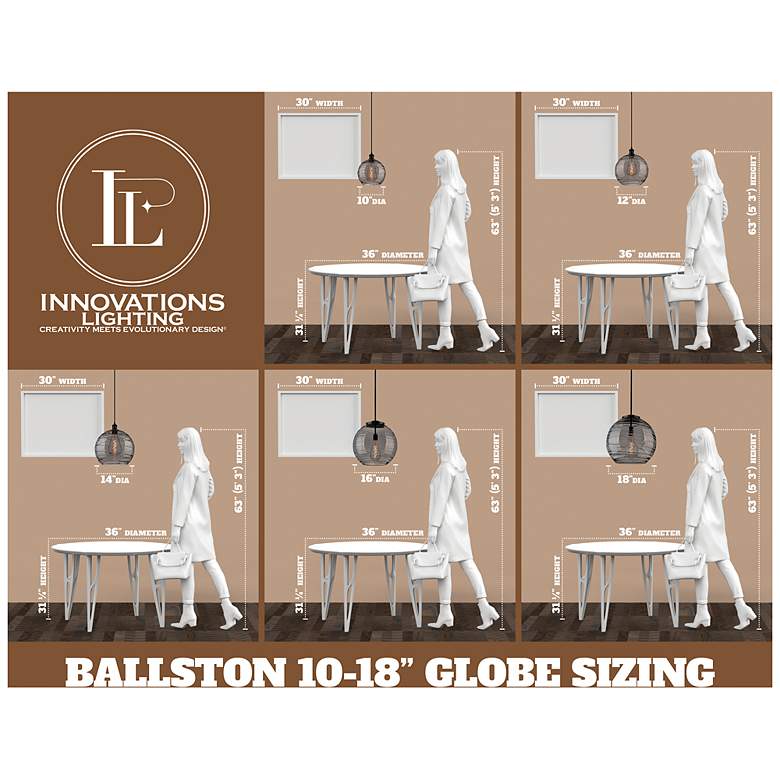 Image 2 Downtown Astor 14"W Metal Cord Brushed Brass Pendant w/ White Shade more views