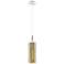 Downtown Blakeley 5"W Cord Polished Nickel Pendant w/ Mercury Shade