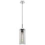 2_Downtown Blakeley 5"W Polished Nickel Pendant w/ Light Smoke Shade