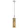 Downtown Blakeley 5"W Stem Polished Nickel Pendant w/ Mercury Shade