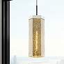 1_Downtown Blakeley 5"W Stem Polished Nickel Pendant w/ Mercury Shade