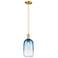 Downtown Brookhaven Cloche 7"W Cord Bronze Mini Pendant w/ Clear Shade