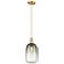 Downtown Brookhaven Cloche 7"W Cord Bronze Mini Pendant w/ Slate Shade
