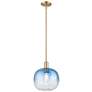 1_Downtown Brookhaven Sphere 10"W Bronze Mini Pendant w/ Clear Shade