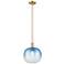Downtown Brookhaven Sphere 10"W Bronze Mini Pendant w/ Clear Shade