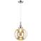 Downtown Caden Beacon 10"W Cord Chrome Pendant w/ Mercury Shade