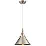 1_Downtown Caden Briarcliff 10"W Cord Satin Nickel Pendant