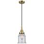 1_Downtown Caden Canton 6"W Cord Antique Brass Pendant w/ Seedy Shade