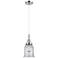 Downtown Caden Canton 6"W Cord Polished Chrome Pendant w/ Clear Shade