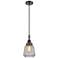 Downtown Caden Chatham 7"W Cord Black Mini Pendant w/ Clear Shade