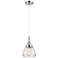 Downtown Caden Fulton 7"W Cord Polished Chrome Pendant w/ Clear Shade