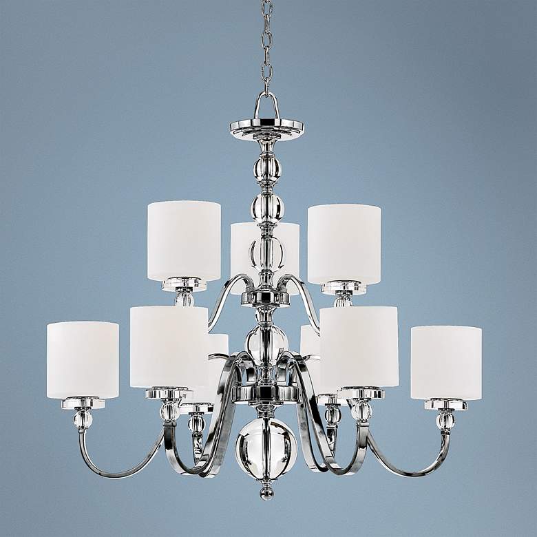 Image 1 Downtown Collection 9 Light 36" Wide Chandelier
