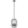 Downtown Deco 12" Wide Midnight Chrome Pendant by Kichler