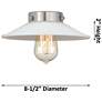 Downtown Halophane 9"W Cord Black Pendant w/ Matte White Shade