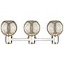 4_Downtown Lawton Sphere 24"W Nickel Vanity Light w/ Mercury Shade more views