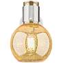 2_Downtown Lawton Sphere 9 "H Satin Nickel Wall Sconce w/ Mercury Shade more views