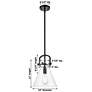 2_Downtown Newton Cone 10"W Satin Nickel Arch Pendant w/ Mercury Shade more views