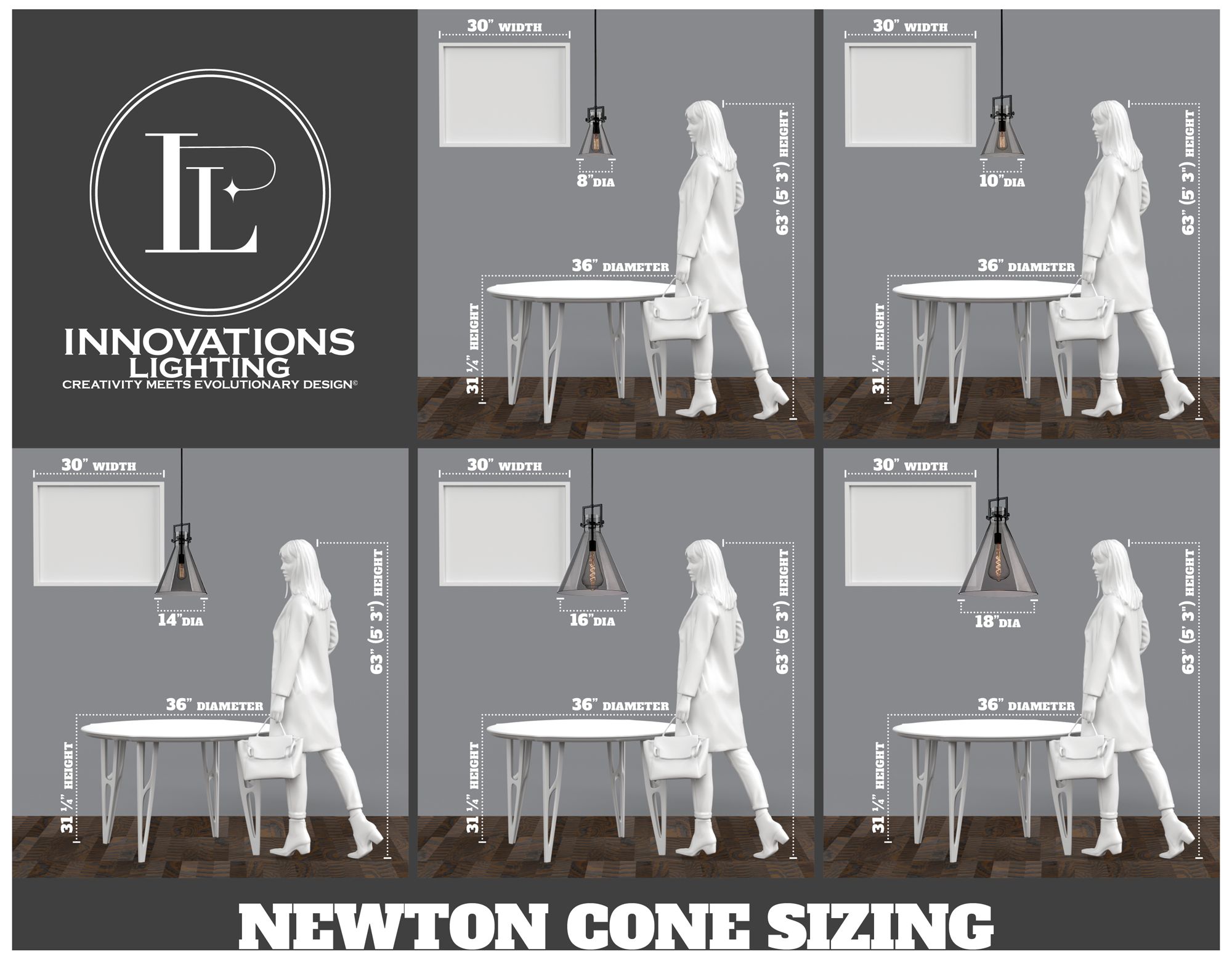Image 2 Downtown Newton Cone 14"W Stem Bronze Arched Pendant w/ Clear Shade more views