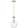 Downtown Owego 7"W Cord Champagne Bronze Pendant w/ Clear Shade