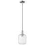 1_Downtown Preston 7"W Polished Nickel Mini Pendant w/ Clear Jar Shade