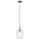 Downtown Preston 7"W Polished Nickel Mini Pendant w/ Clear Jar Shade