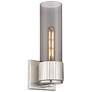 Downtown Urban Bolivar 15" High Polished Nickel Wall Sconce