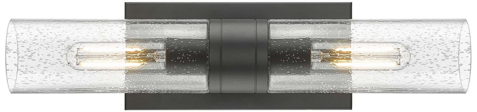 Image 2 Downtown Urban Boreas 18"H Matte Black 2-Light Wall Sconce more views