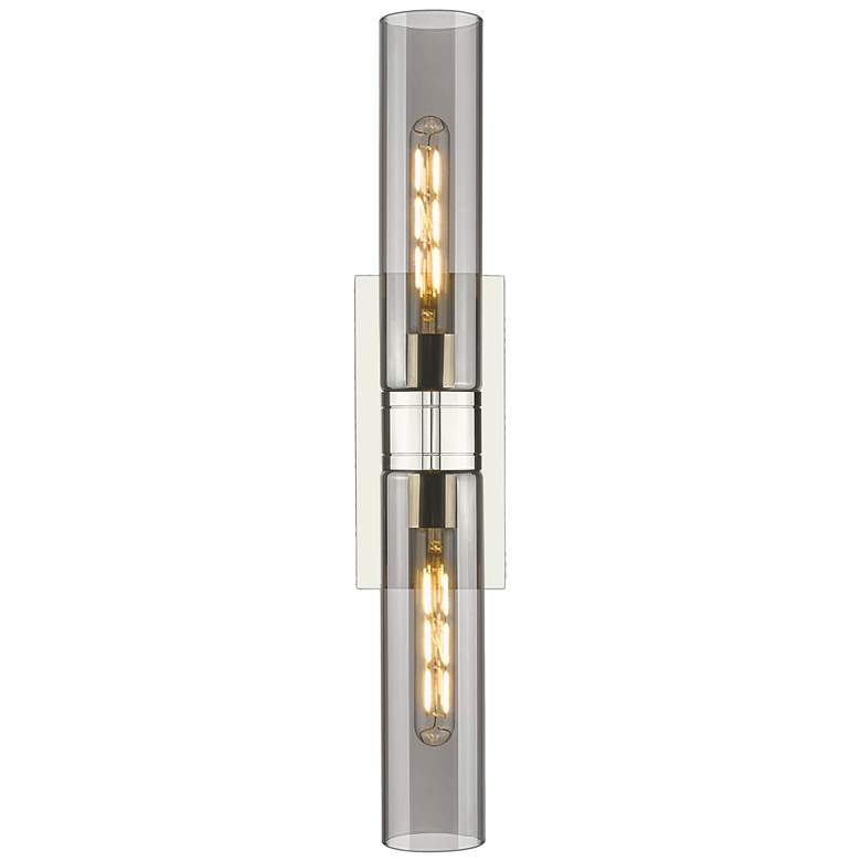 Image 1 Downtown Urban Boreas 24" High Polished Nickel Wall Sconce